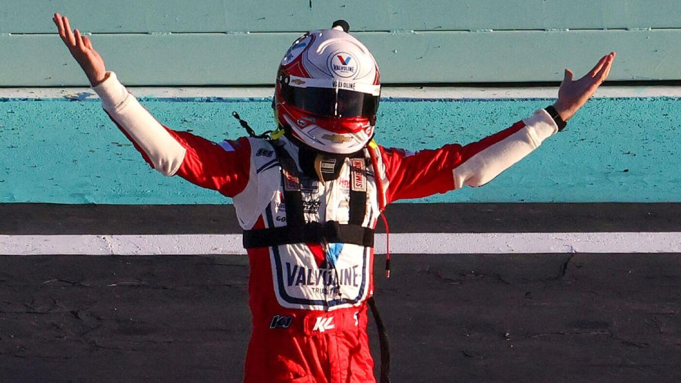 NASCAR playoffs at Homestead results Kyle Larson wins the Dixie Vodka 400 with dominant performance in Miami