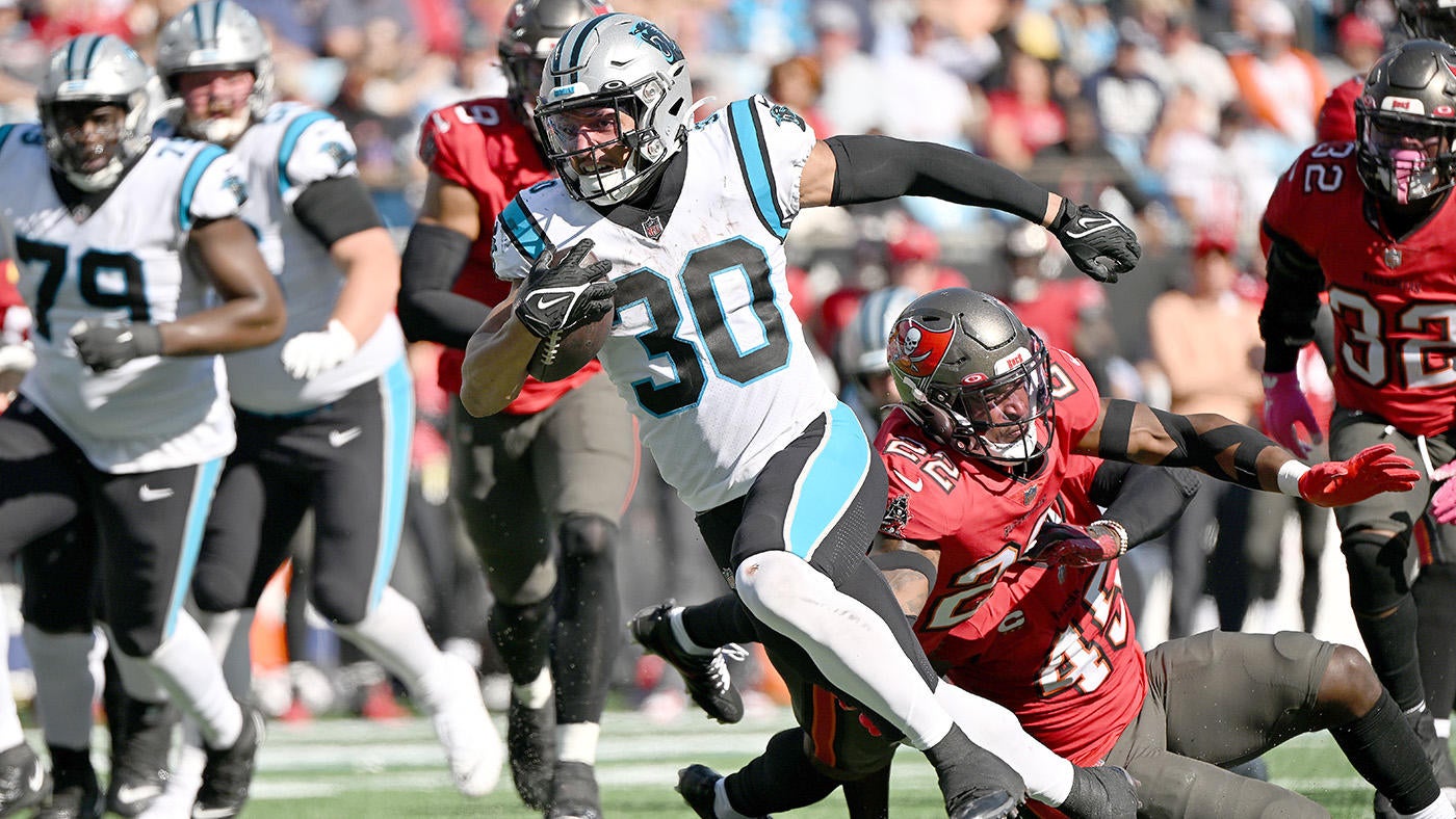 Panthers stun Buccaneers days after Christian McCaffrey trade as Tom Brady, Tampa Bay continue slump