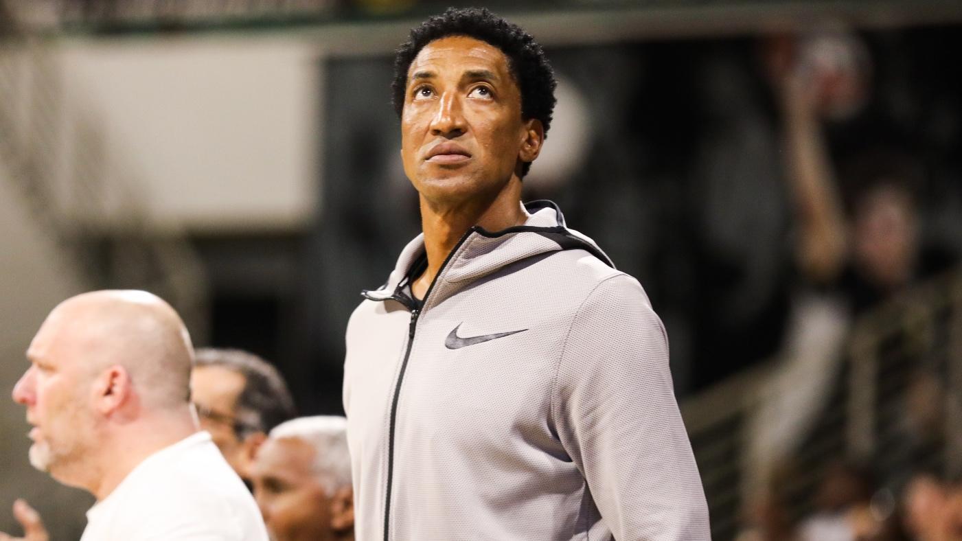 Neiman Marcus is selling a two-on-two game against Scottie Pippen, Scotty Pippen Jr. in Christmas catalog
