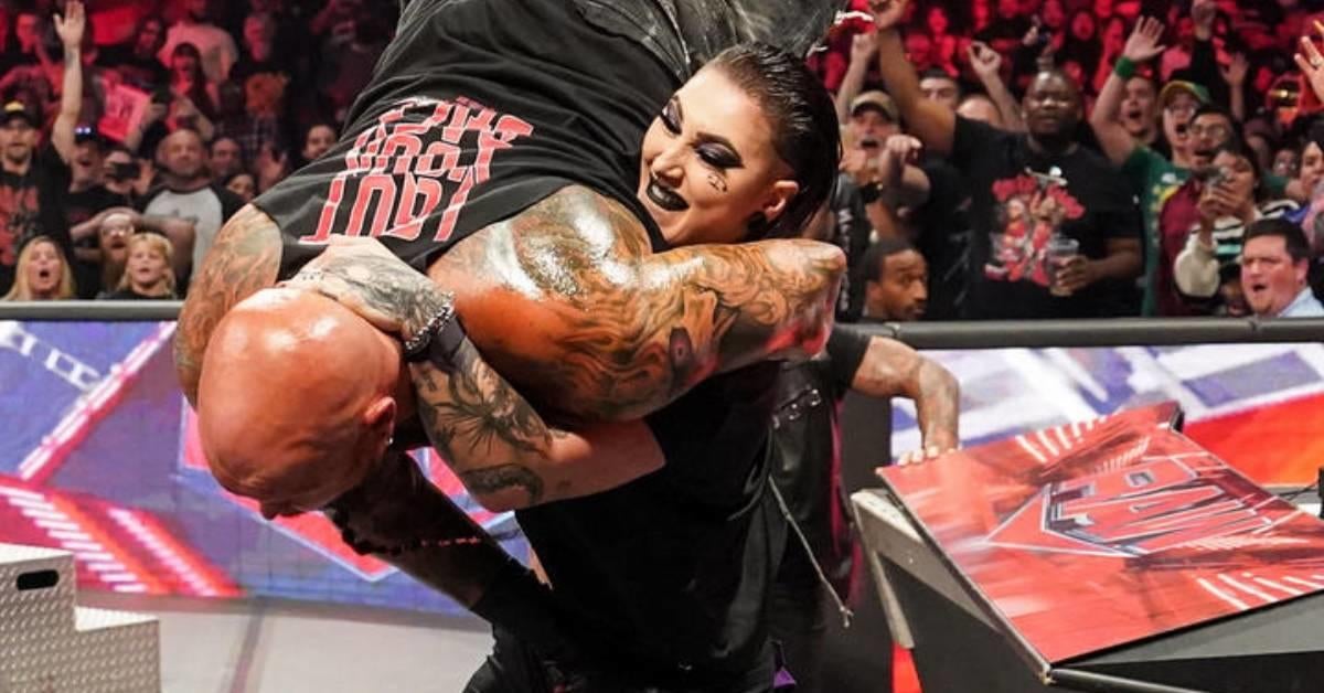 Rhea Ripley Bodyslamming Luke Gallows on WWE Raw Blew Up Online