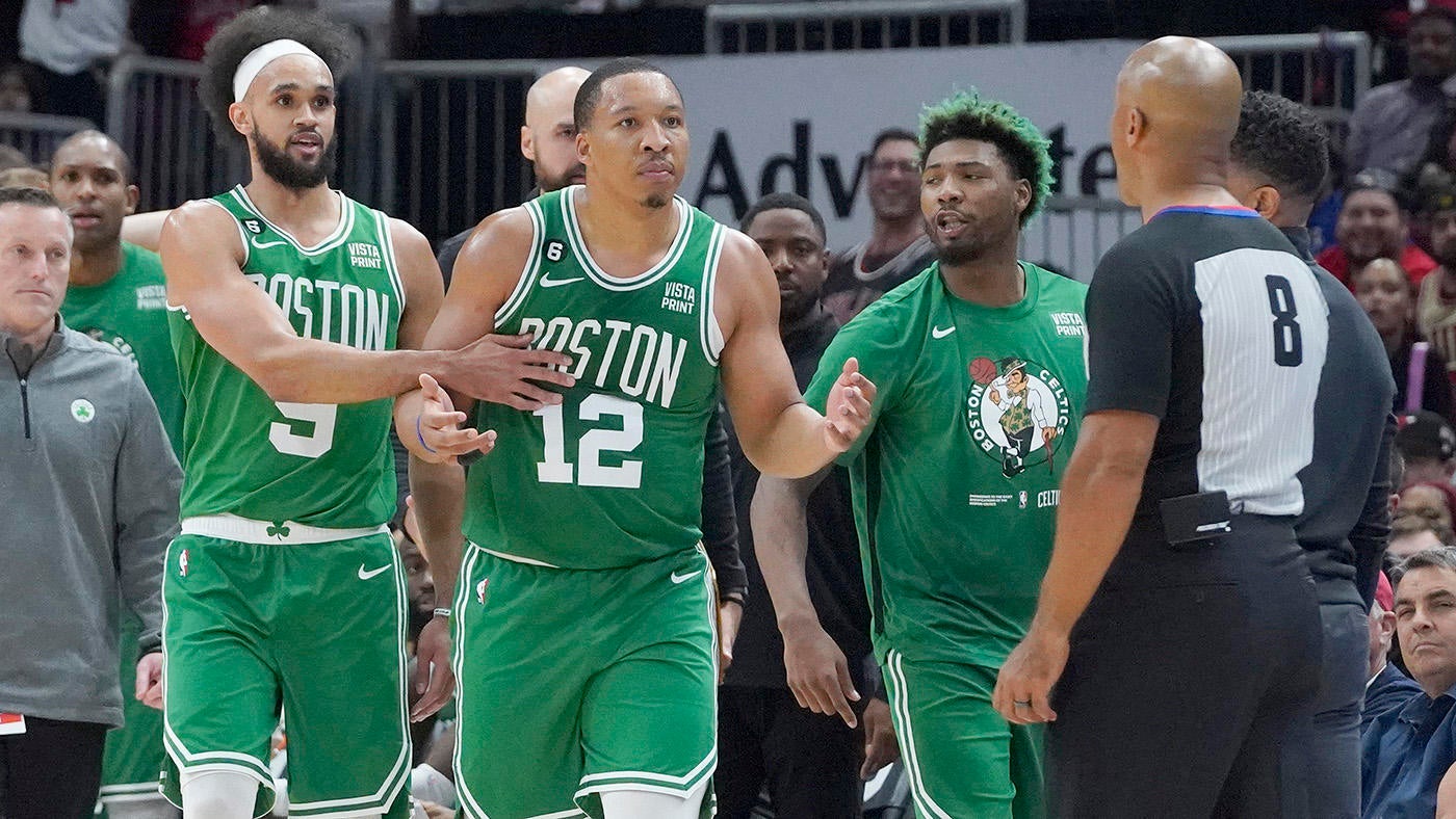Celtics' Grant Williams suspended one game for contacting official, inappropriate language in loss vs. Bulls