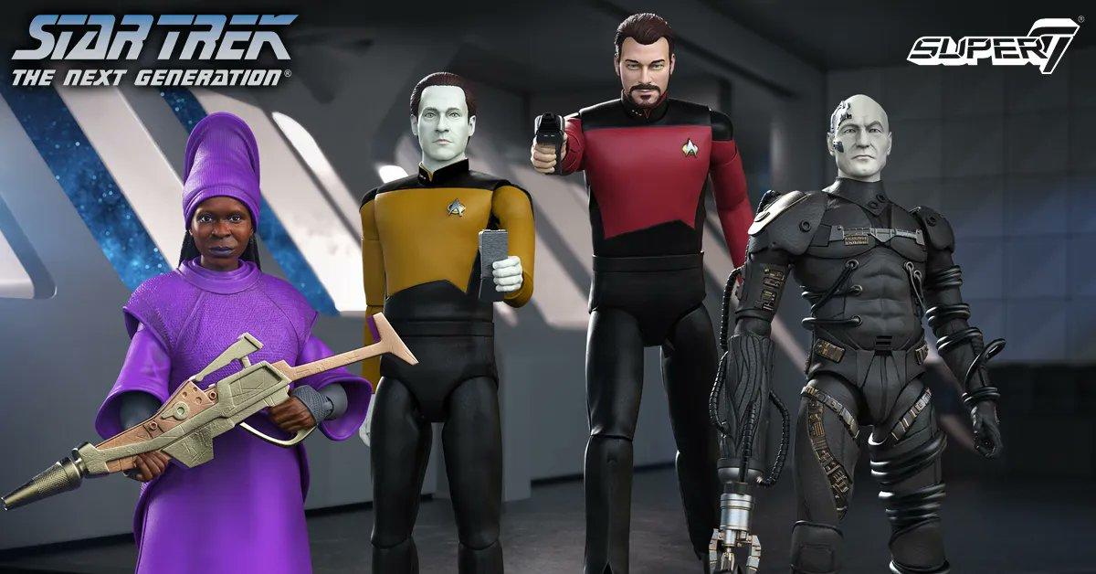 Star Trek The Next Generation Ultimates Figures Launch From Super7