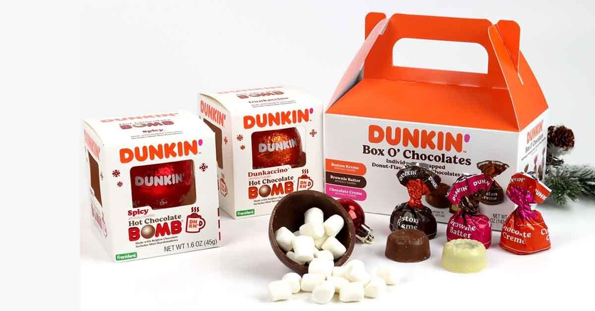 Dunkin' Teams Up With Frankford Candy For New Holiday Treats