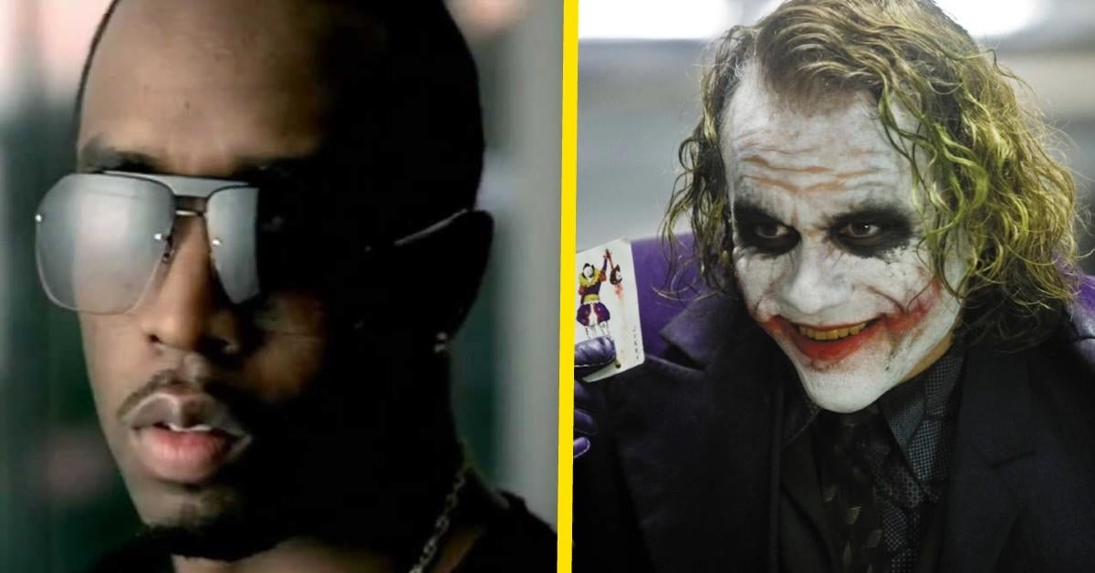 Watch Diddy Transform Into Heath Ledgers Joker For Halloween 