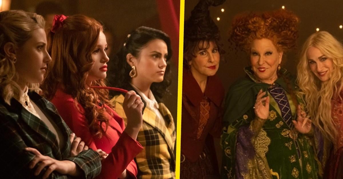 Riverdale Stars Lili Reinhart, Camila Mendes, and Madelaine Petsch  Transform Into the Sanderson Sisters for Halloween