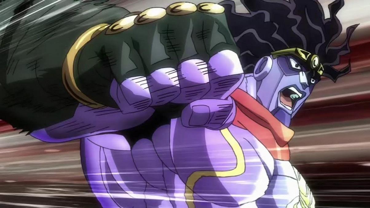 Image of star platinum in jojo's bizarre adventure