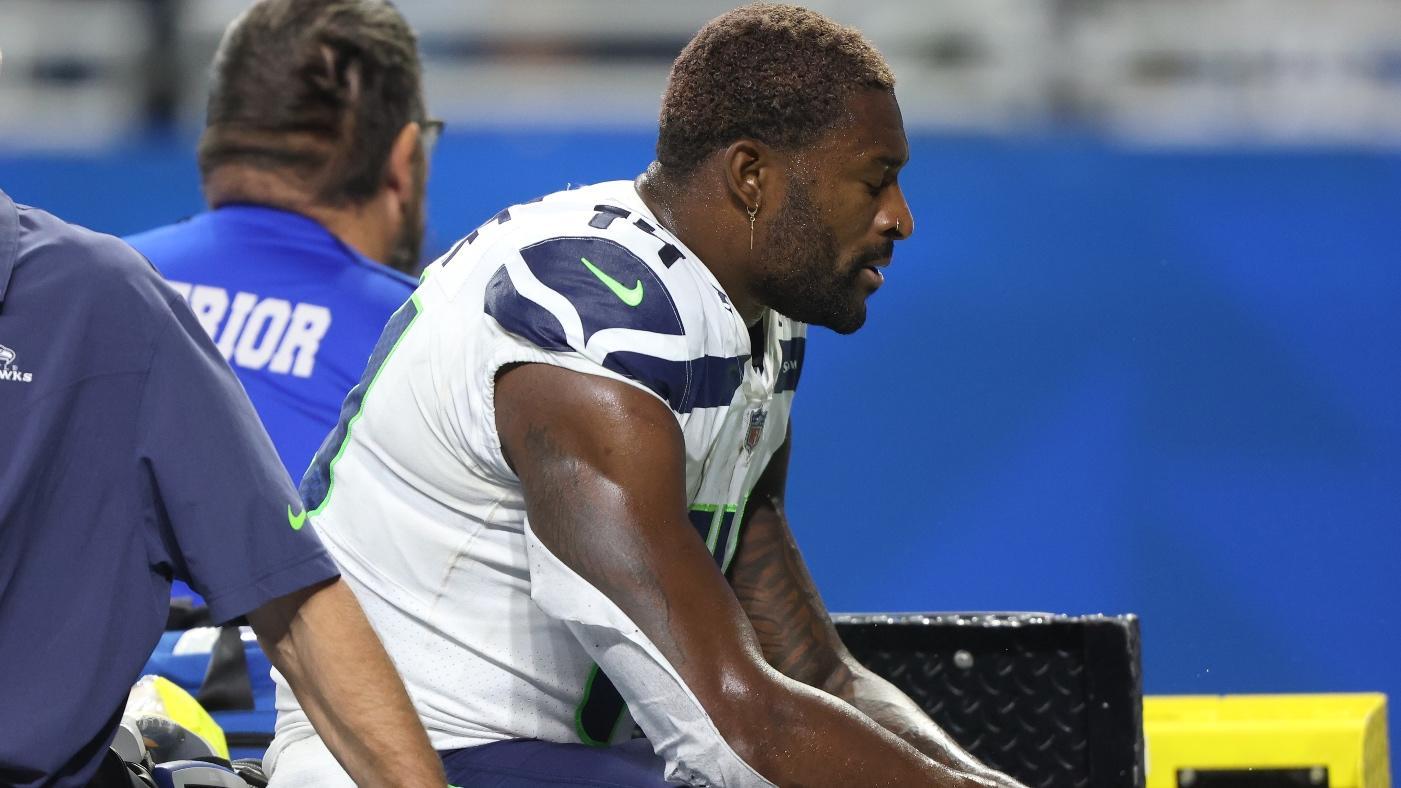 Seahawks' DK Metcalf hilariously details his in-game bathroom break against Lions