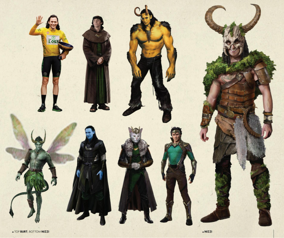 New Loki Variants Revealed In Marvel Concept Art Include Cat Loki ...