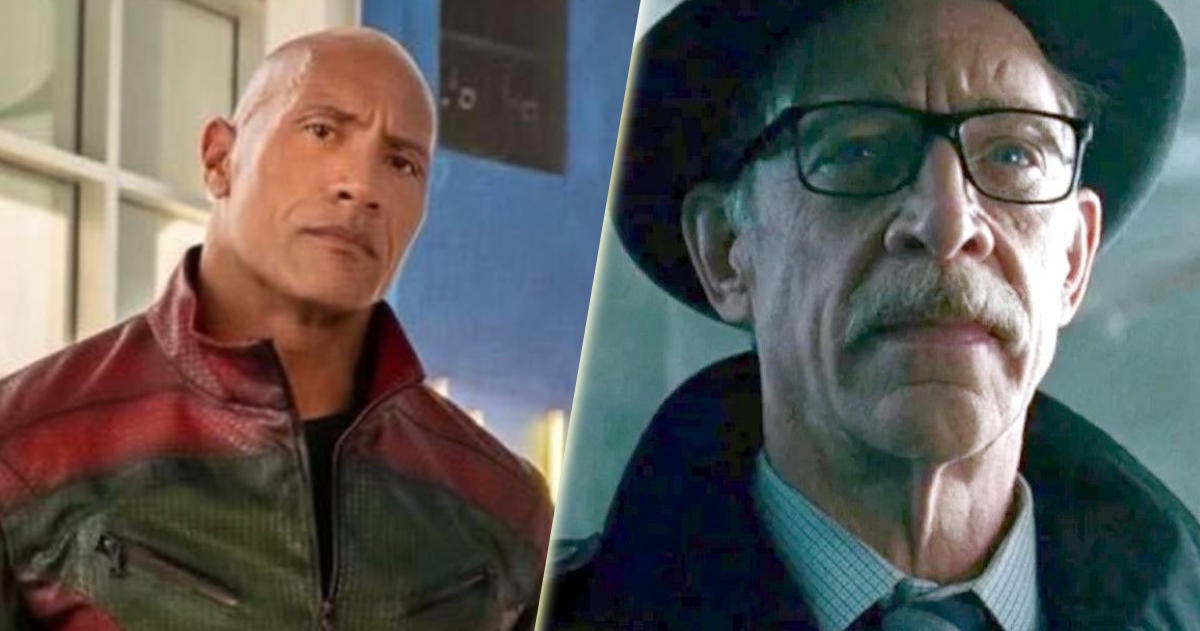 The Rock Reveals First Look at JK Simmons as Santa Claus in Red One