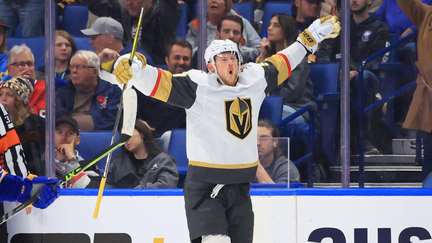 Jack Eichel dari Golden Knights mencatat hattrick di Buffalo, mengejek penggemar Sabre dalam prosesnya