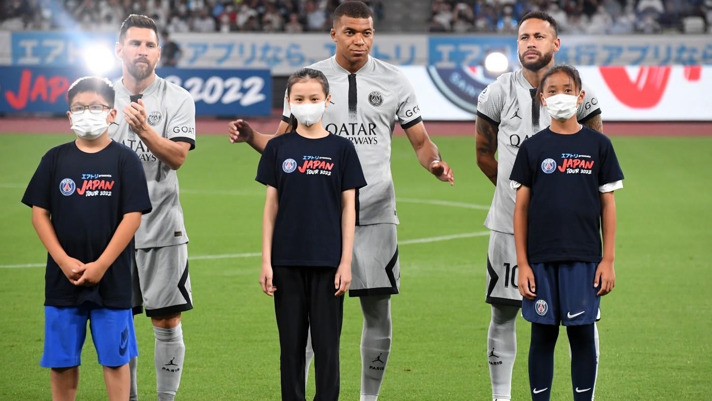 Lionel Messi, Kylian Mbappe dan Neymar menandatangani tugas Piala Dunia dengan kemenangan PSG vs Auxerre