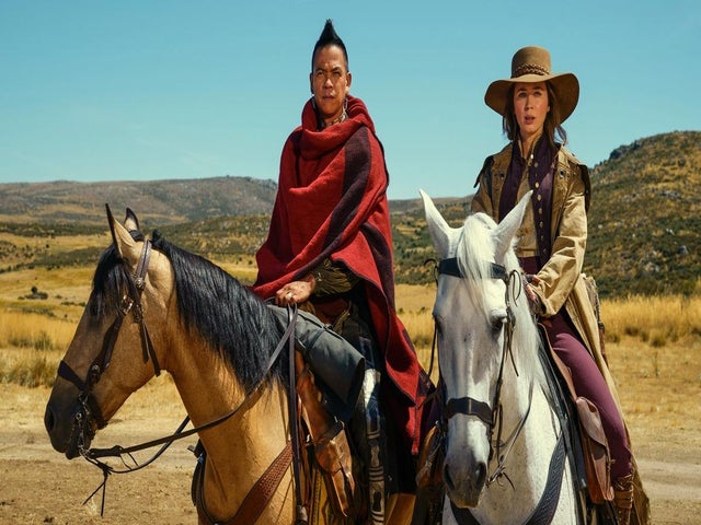 Emily Blunt and Chaske Spencer Talk Cowboy 'Practice,' Why Co-Star Rafe Spall Is a 'Dangerous Ferrari' in Prime Video's 'The English'