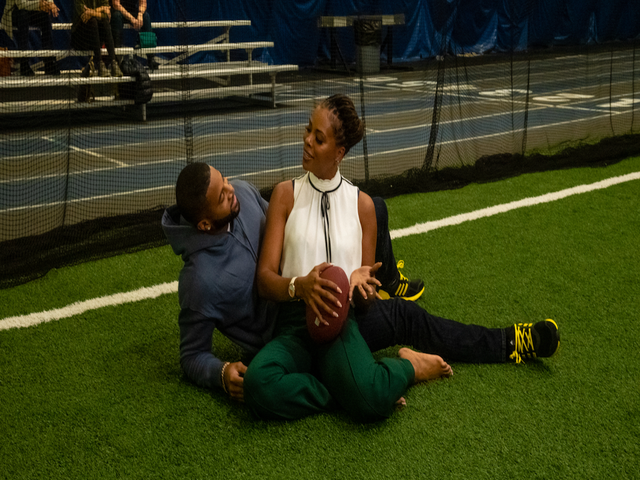 'RHOA' Alum Eva Marcille and Devale Ellis Talk OWN's 'The Christmas Fumble,' Black Excellence, and More (Exclusive)