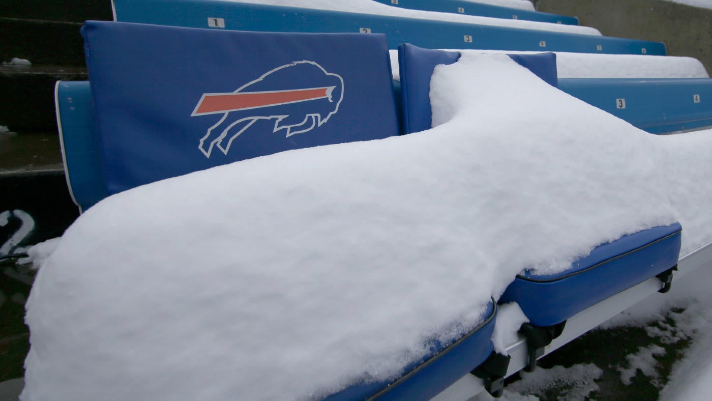 LIHAT: Stadion Bills tidak dapat dikenali setelah dilanda badai salju besar yang menyelimuti seluruh Buffalo