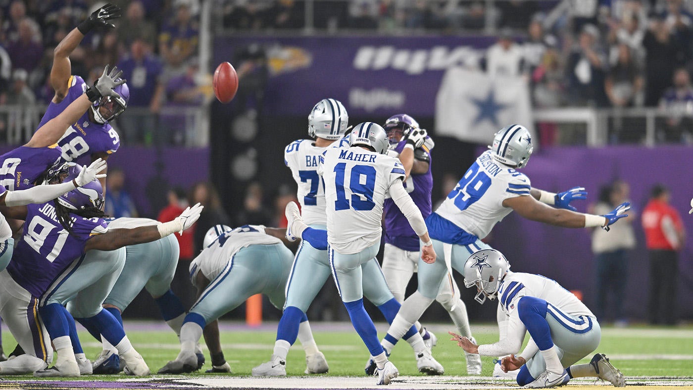 Cowboys kicker breaks his own NFL record by smashing 60-yard field goal that he was forced to kick twice