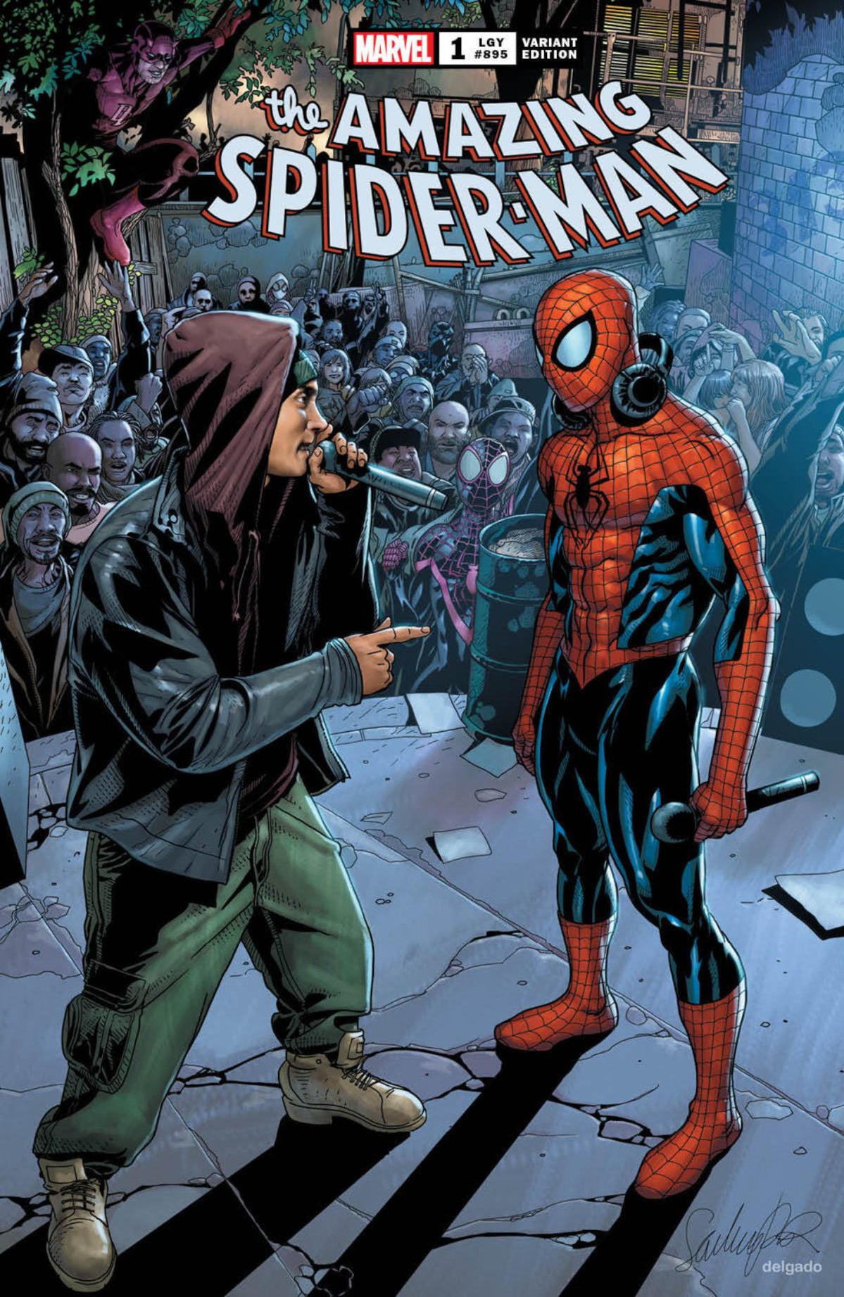 Marvel revela capa variante com Homem-Aranha e… Eminem