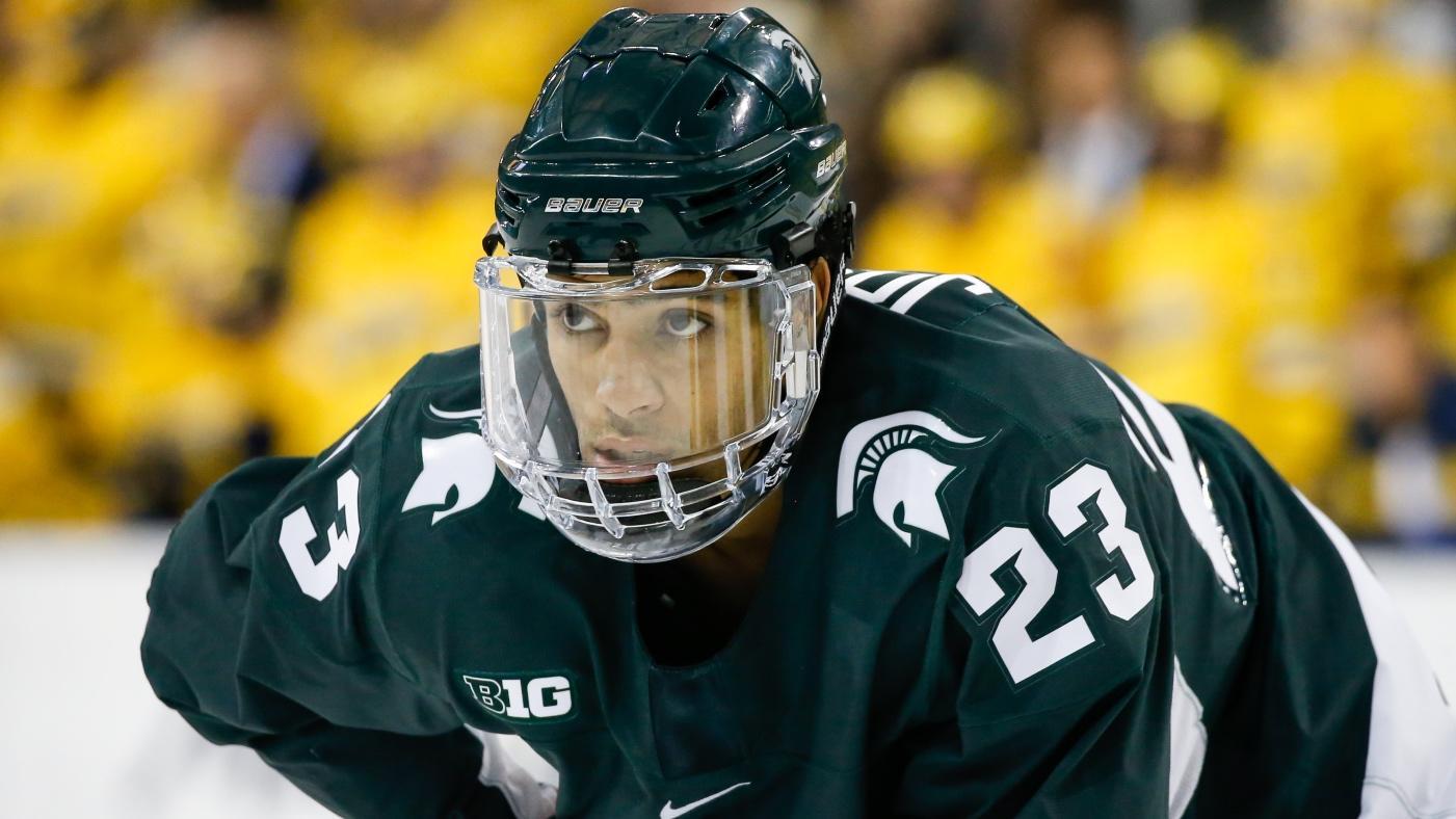 Michigan State hockey player Jagger Joshua alleges Ohio State player called him racial slur ‘multiple times’