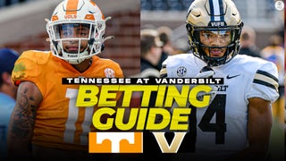 No. 10 Tennessee at Vanderbilt: How to Watch, Betting Odds, Key Stats