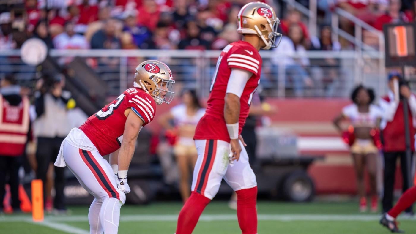 Christian McCaffrey says Jimmy Garoppolo 'is a great leader' and 'doesn't get enough credit' for 49ers success