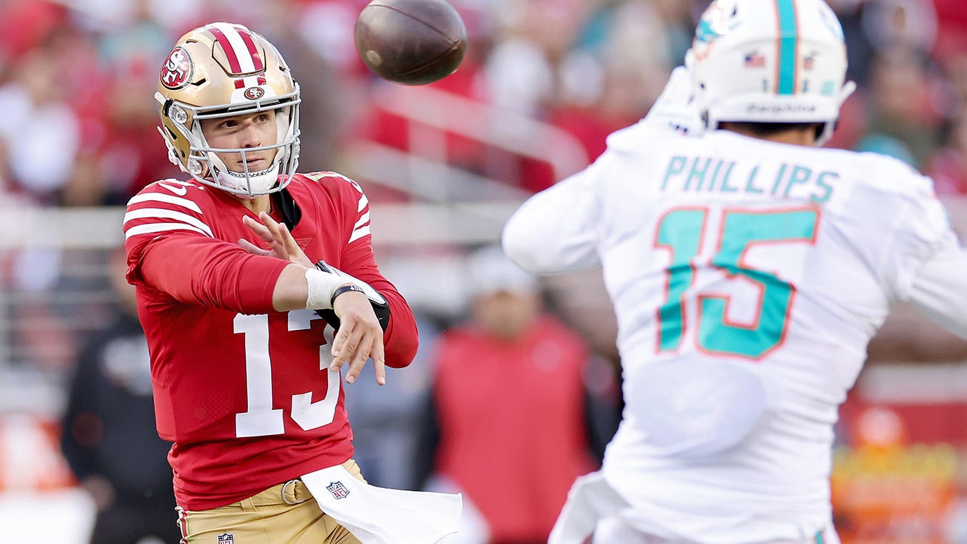 NFL scores, schedule, live Week 13 updates: Seventh-round QB dealing for 49ers; A.J. Brown feasts vs. Titans
