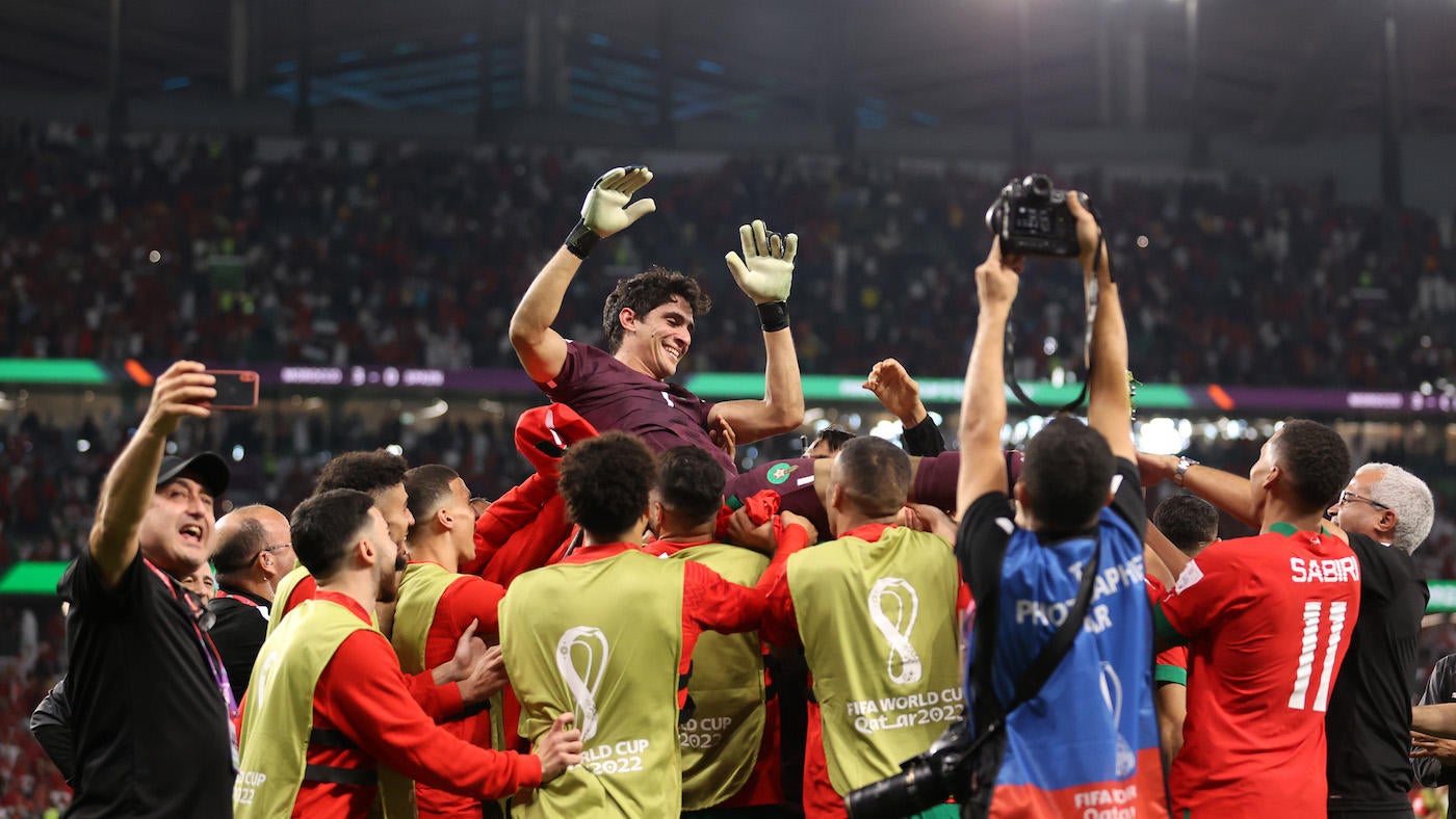 Morocco 0 - 0 Spain AET (Morocco win 3-0 on penalties): Bono the hero as  two saves dump out the 2010 World Cup winners - Eurosport