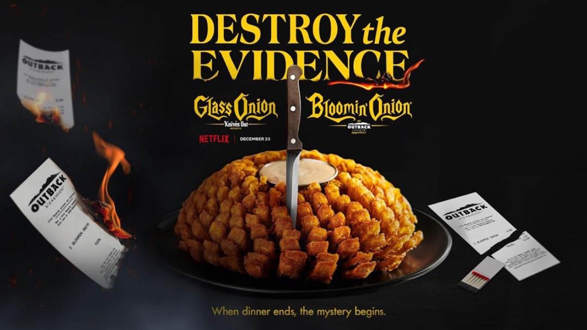 Netflix's Glass Onion Partners With Outback Steakhouse For
Bloomin' Onion Contest