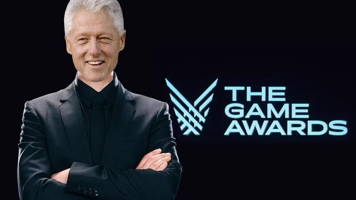 If you're gonna go to jail for storming The Game Awards you should at least  say something cool, like where's Silksong, Bill Clinton Kid / Reformed  Orthodox Rabbi Bill Clinton