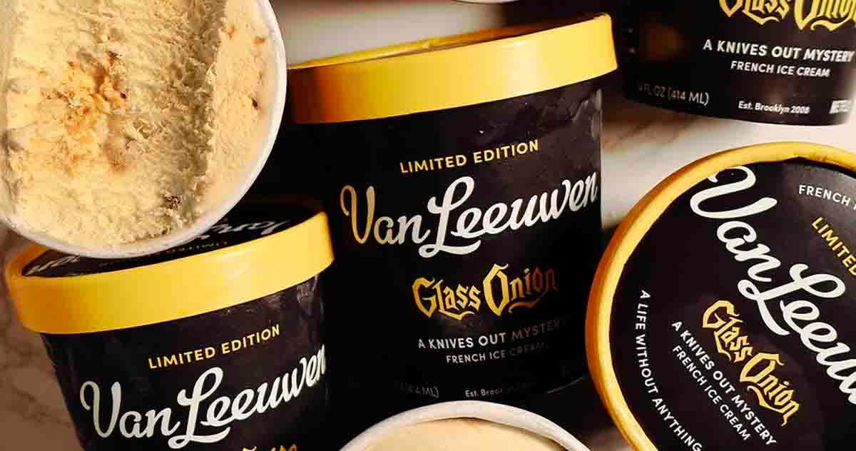 Netflix Partners With Van Leeuwen For Glass Onion Inspired Ice Cream