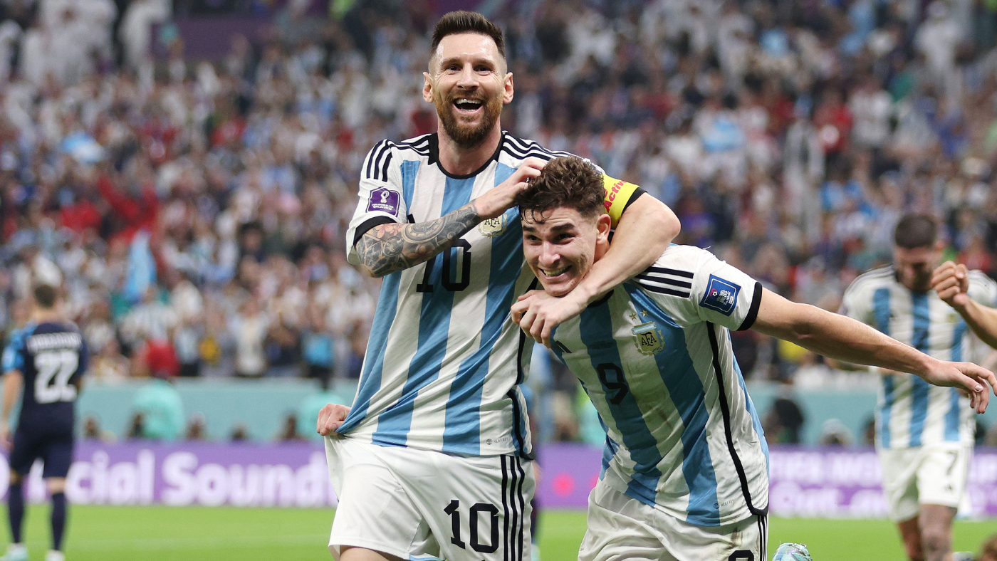 Argentina reach World Cup 2022 final Lionel Messi, Julian Alvarez combine to eliminate Croatia in semifinal