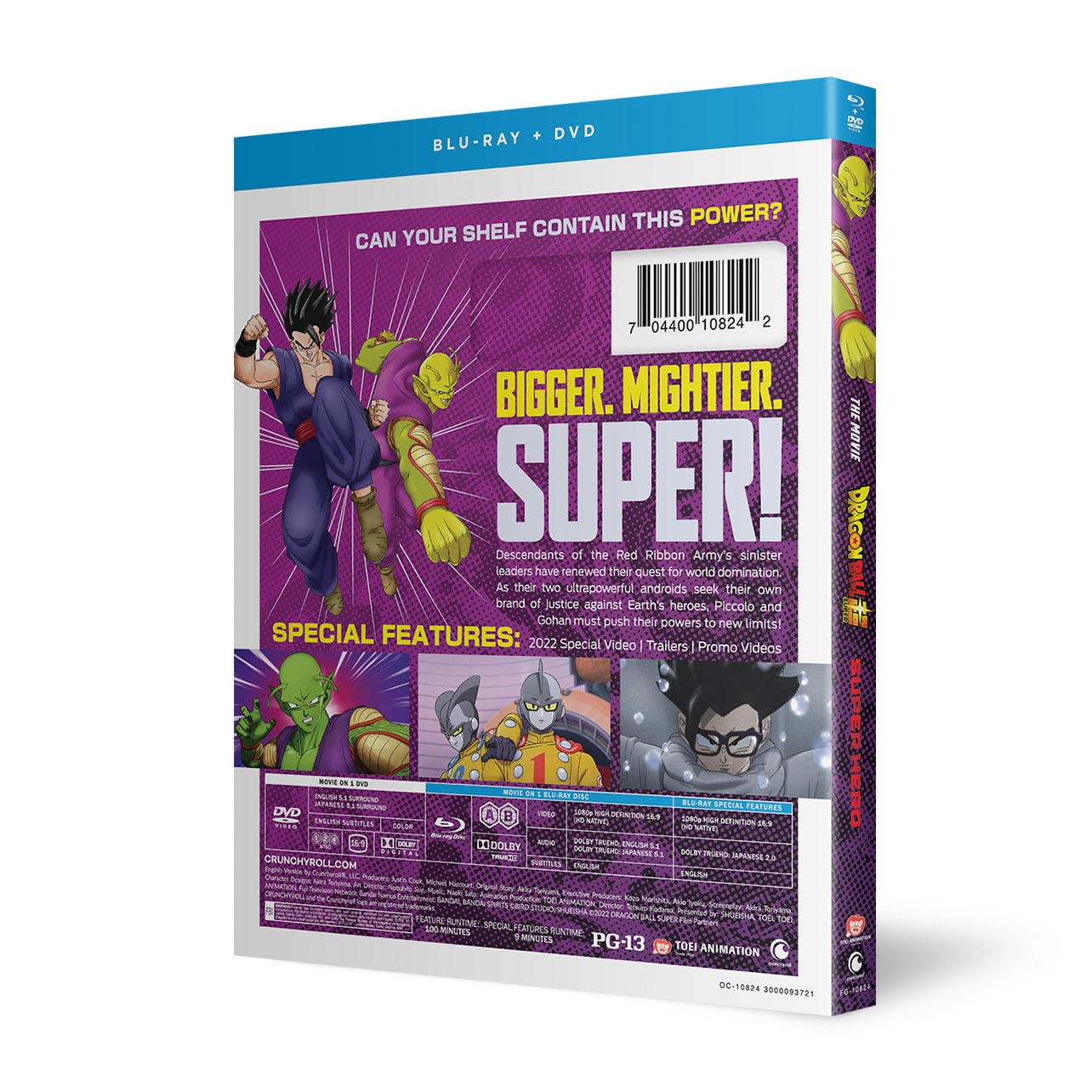 DRAGON BALL SUPER: Super Hero Movie (Blu-ray + DVD, 2022) With Slipcover $14.99 - PicClick