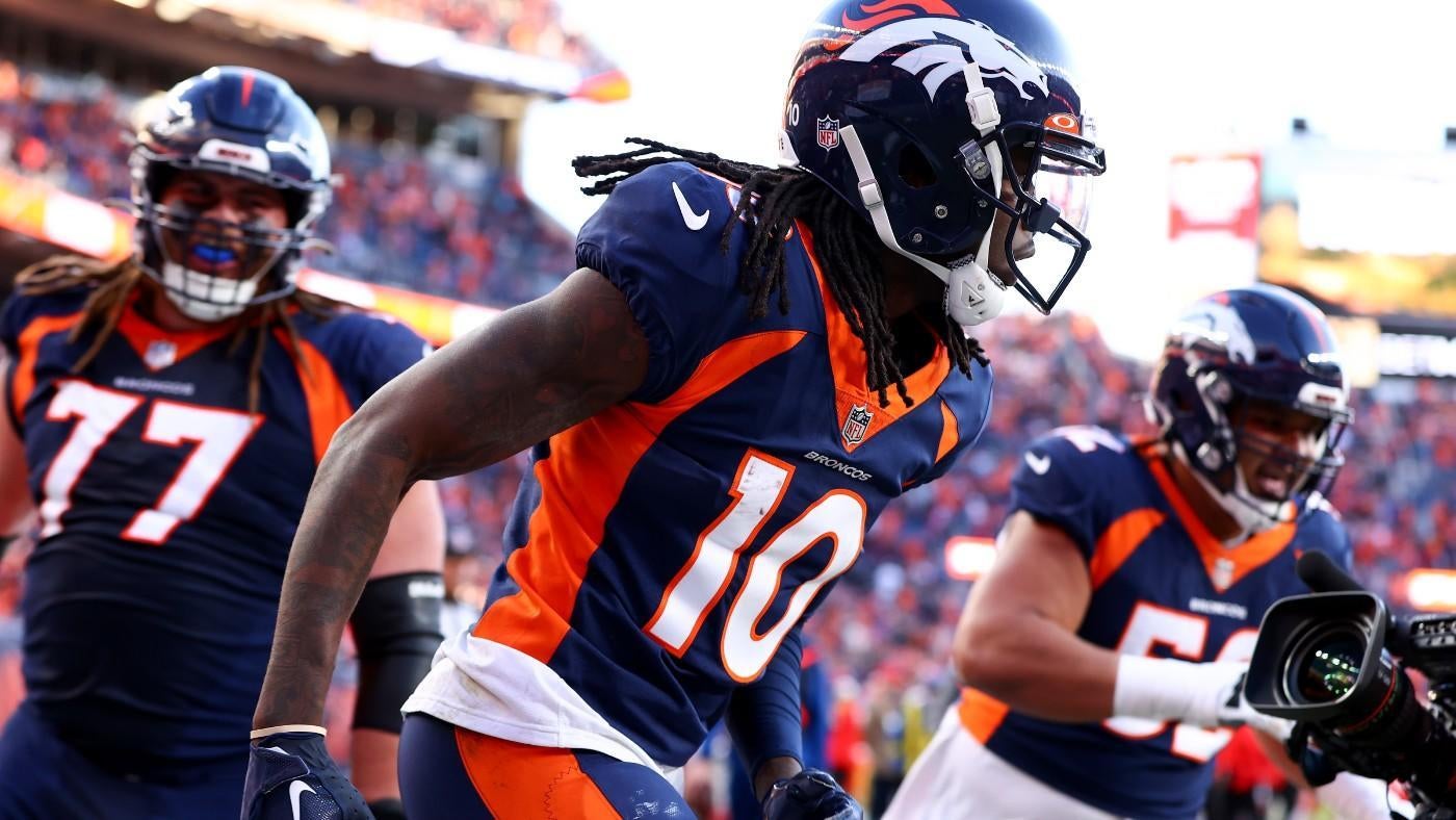 Broncos' Jerry Jeudy gets hefty fine for making contact with official, removing helmet vs. Chiefs, per report
