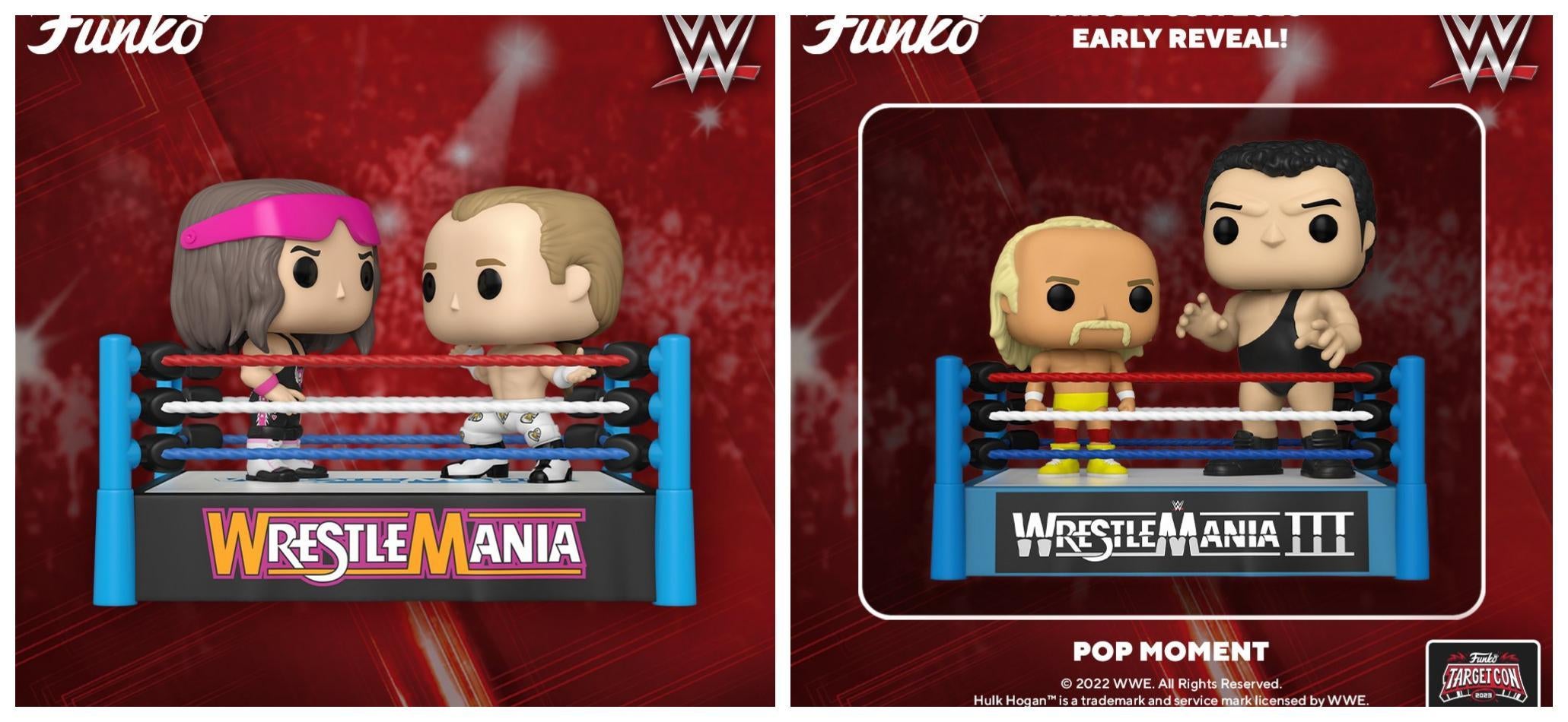 New WWE Funko Pops: Wrestlemania Pop Moments, Bam Bam Bigelow, and