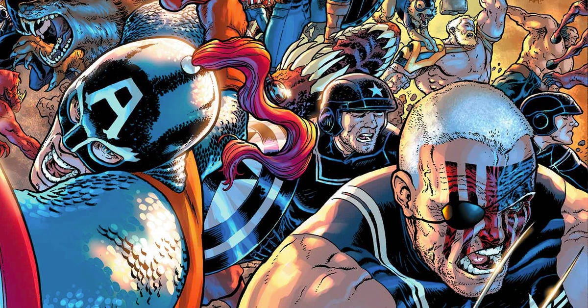 Marvel Assembles an Army of Captain America Variants In New
Avengers Preview