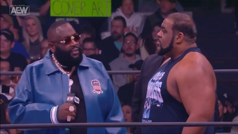 Rick Ross Drops F-Bomb Live on 'AEW Dynamite' With Keith Lee