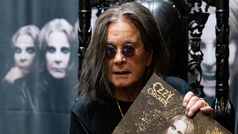 Ozzy Osbourne Musters Christmas Spirit in 'Grinch' Photo With Daughter Kelly After Wife's Hospitalization