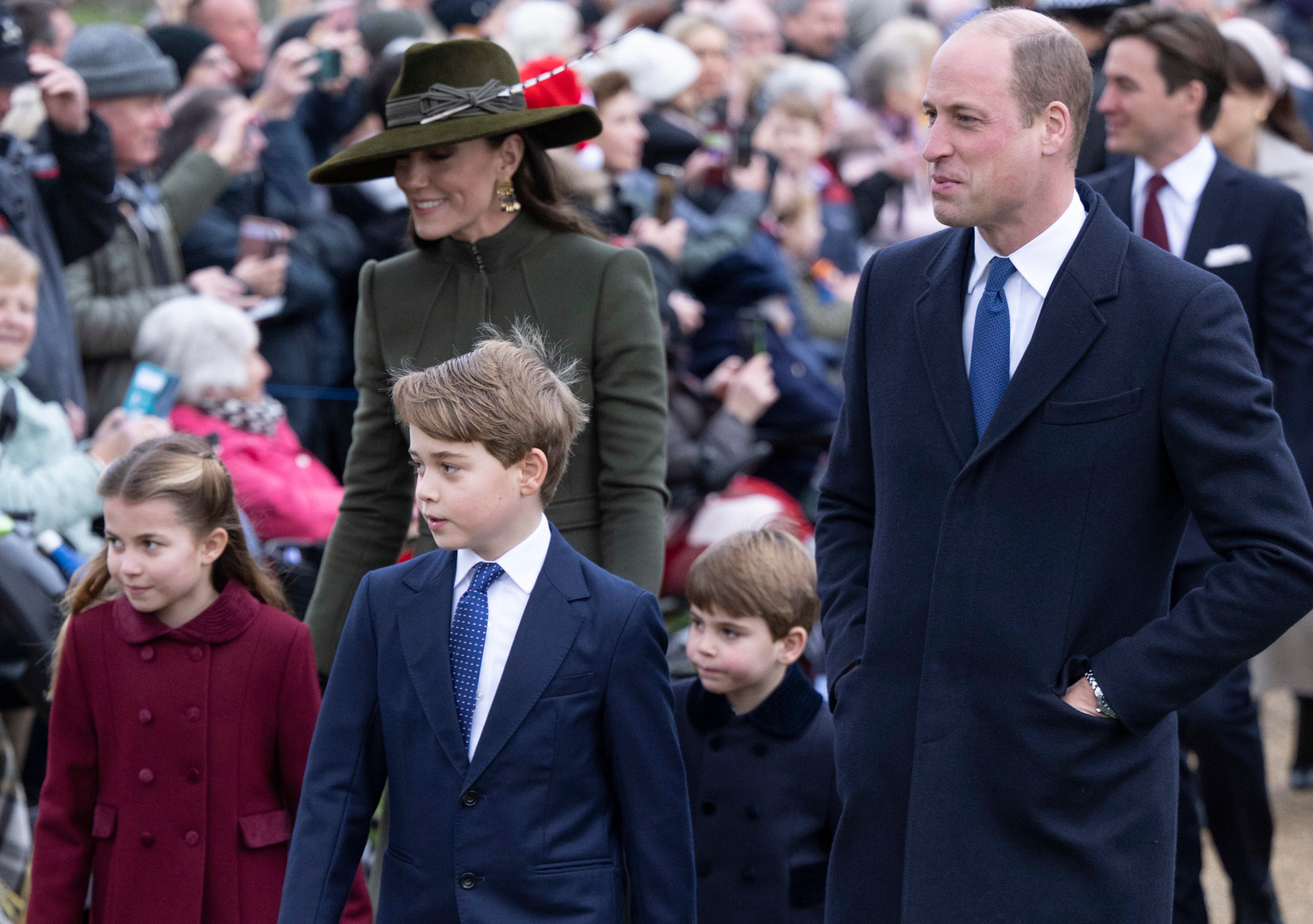King Charles and Queen Camilla Lead Royals in First Christmas Walk ...