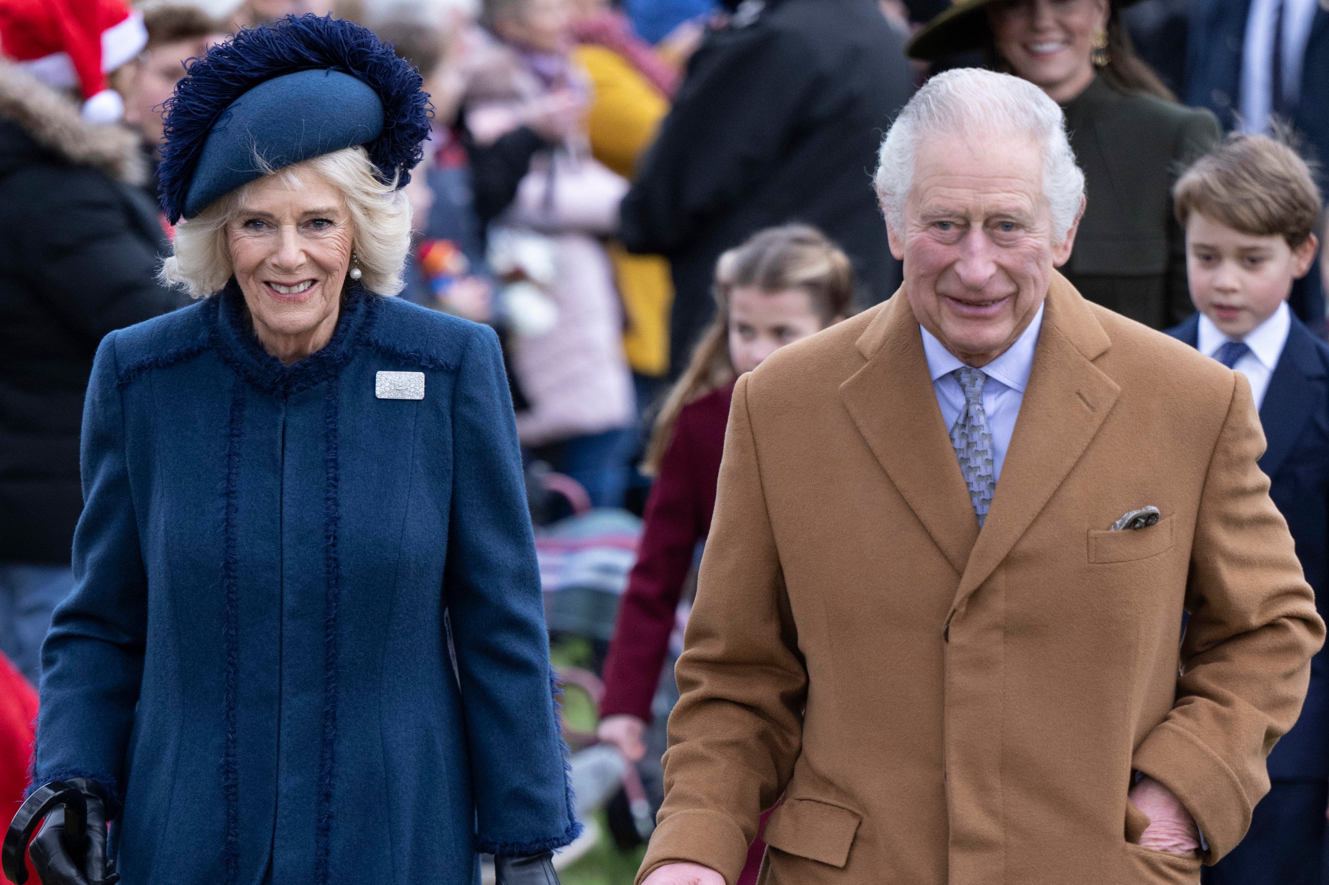 King Charles III Celebrates First Christmas As Monarch With Royal Family King Charles III Celebrates First Christmas As Monarch With Royal Family