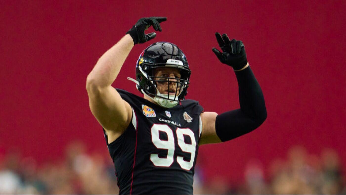 Cardinals' J.J. Watt gifts signed jersey to teammate who requested one in hilarious voice memo