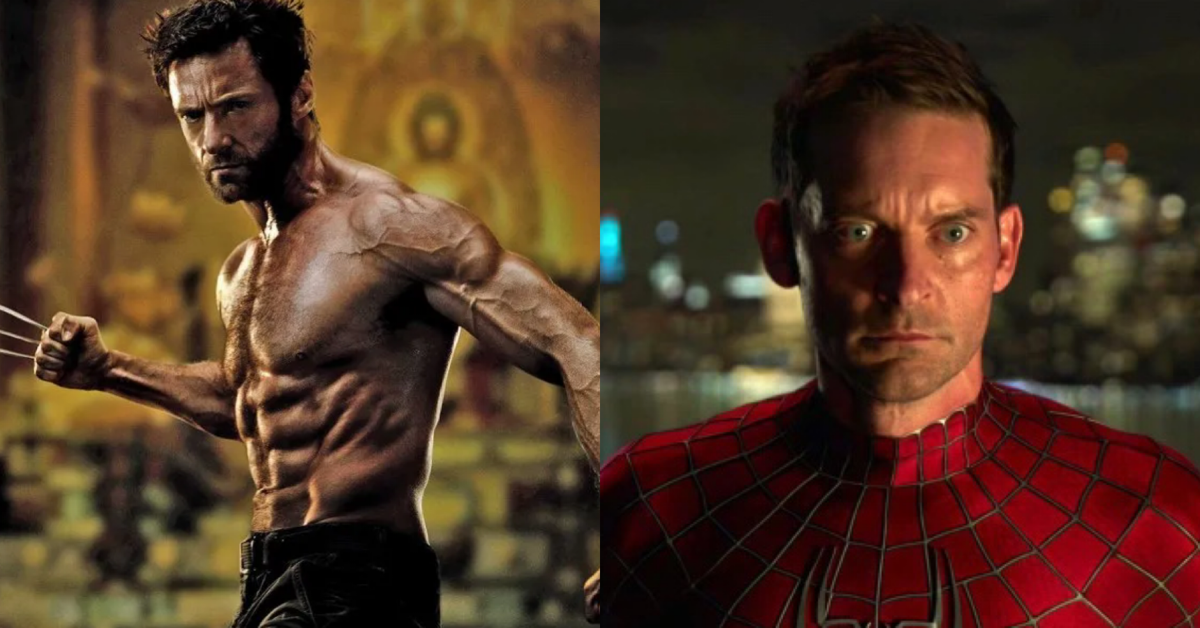 Tobey Maguire Hugh Jackman Spider-Man Wolverine