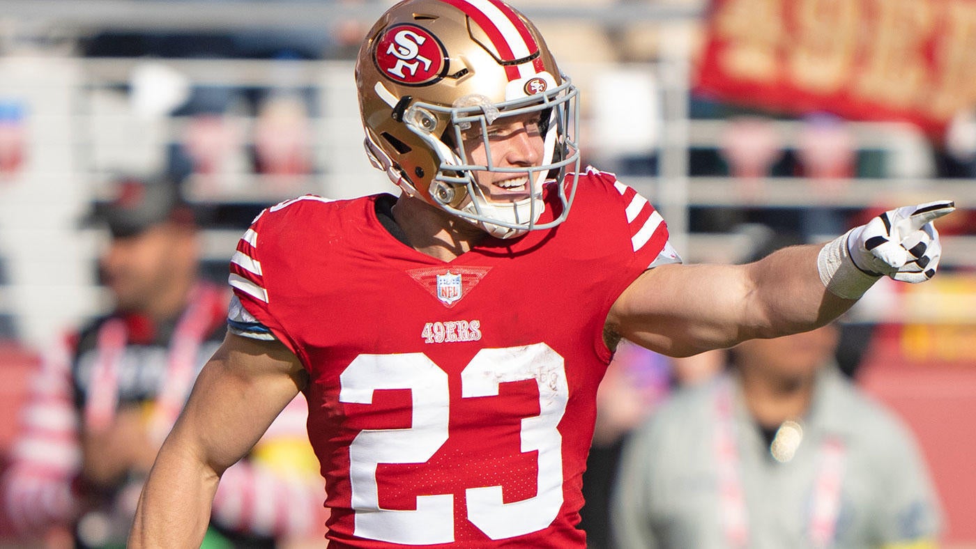 49ers running backs Christian McCaffrey (calf contusion), Elijah Mitchell (groin) day-to-day with injuries
