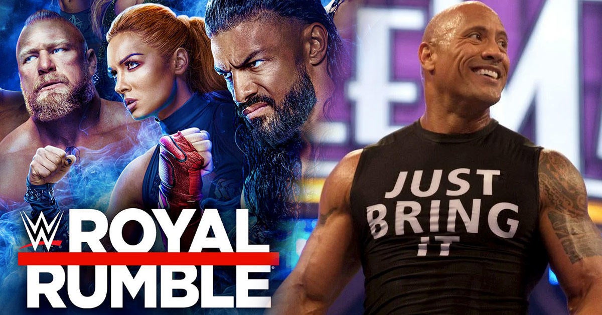 WWE Releases New Royal Rumble Poster, Some Convinced It's
Teasing Return of The Rock