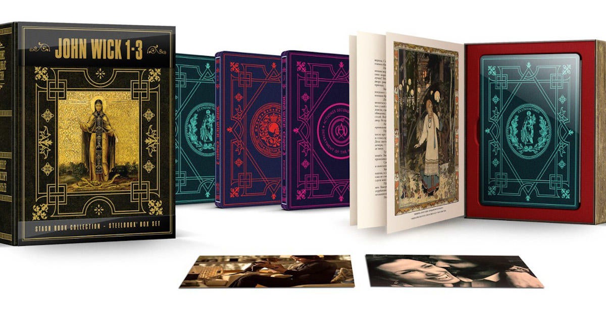 John Wick Stash Book Collection Is Loaded With SteelBook 4K Blu-rays