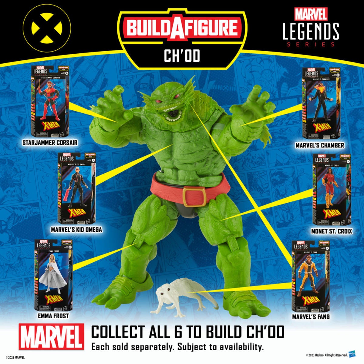 Marvel Legends X-Men Ch’od Build-A-Figure Wave Pre-Orders Are Available Now