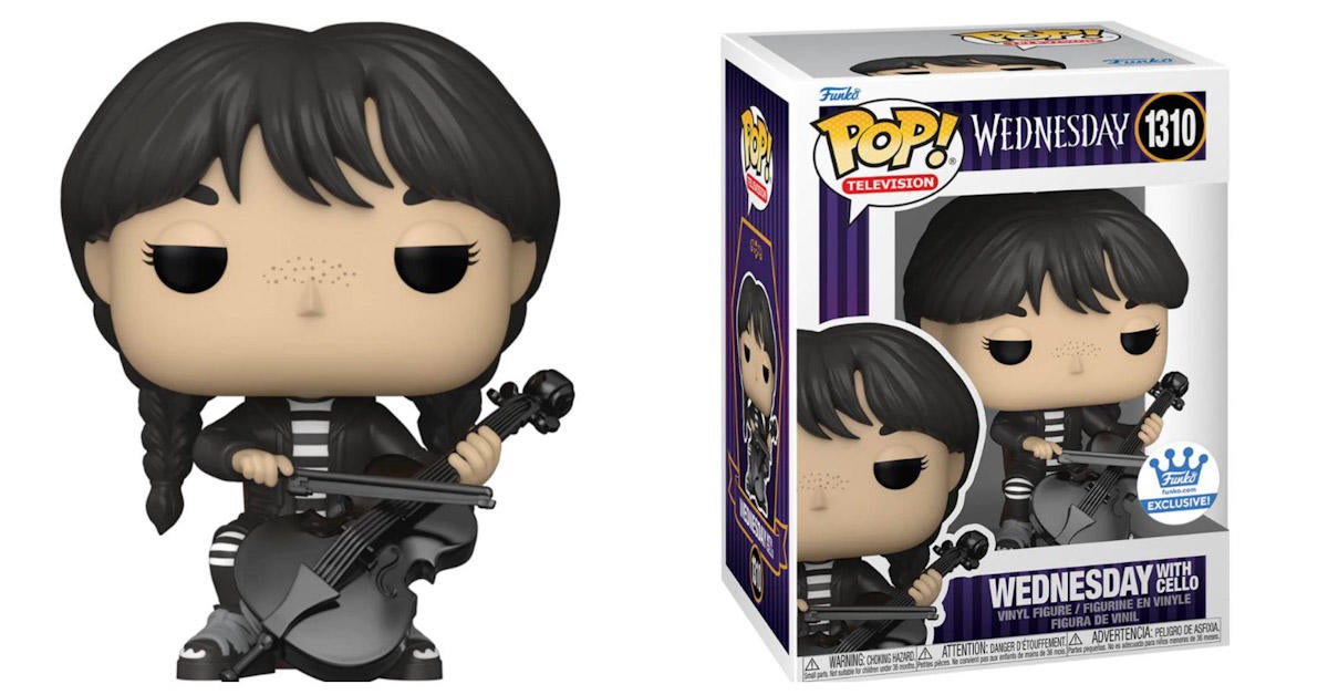 Netflix Wednesday With Cello Funko Pop Exclusive Launches at Funko