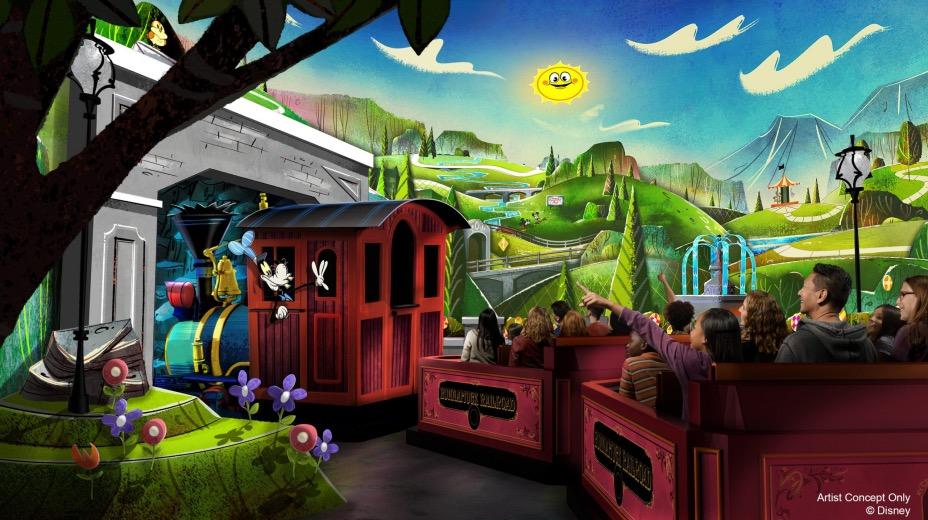 Mickey & Minnie's Runaway Railway Coming to Disneyland Park