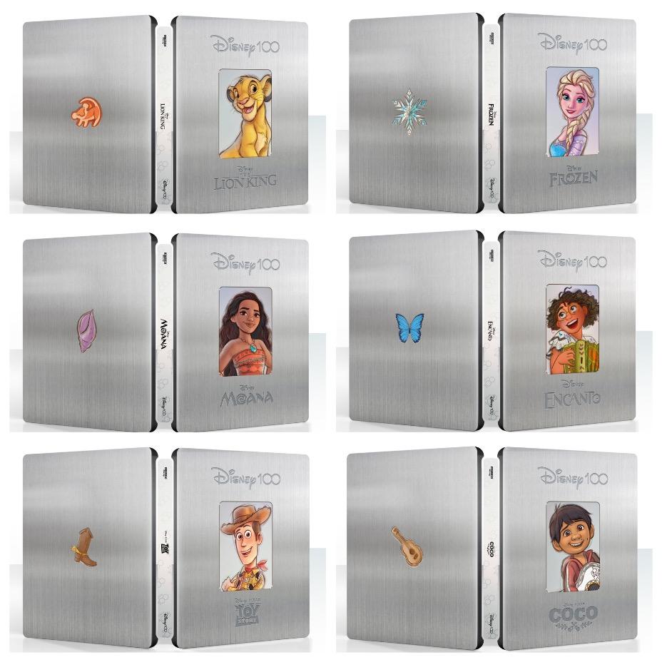 Disney and Pixar Movies Get Disney100 Edition Steelbooks and