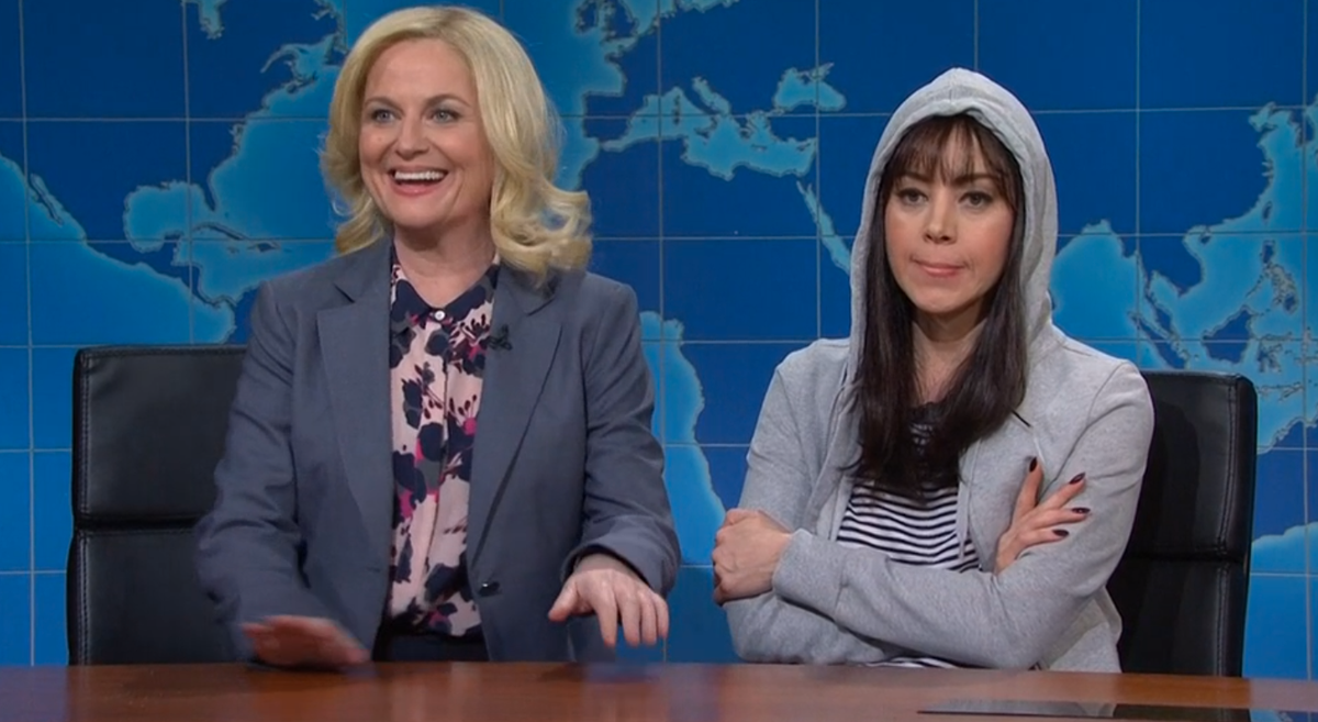 SNL: Aubrey Plaza, Amy Poehler Reprise Parks and Rec Characters