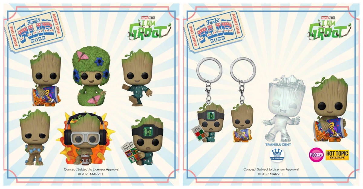 Kilimanjaro galop maaien Guardians of the Galaxy Vol. 3 and I am Groot Funko Pops Launch at Funko  Fair 2023
