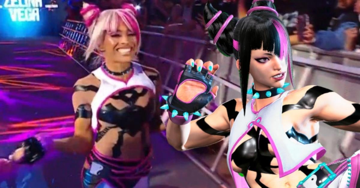 WWE Royal Rumble: Zelina Vega Debuts Street Fighter 6 Juri Gear