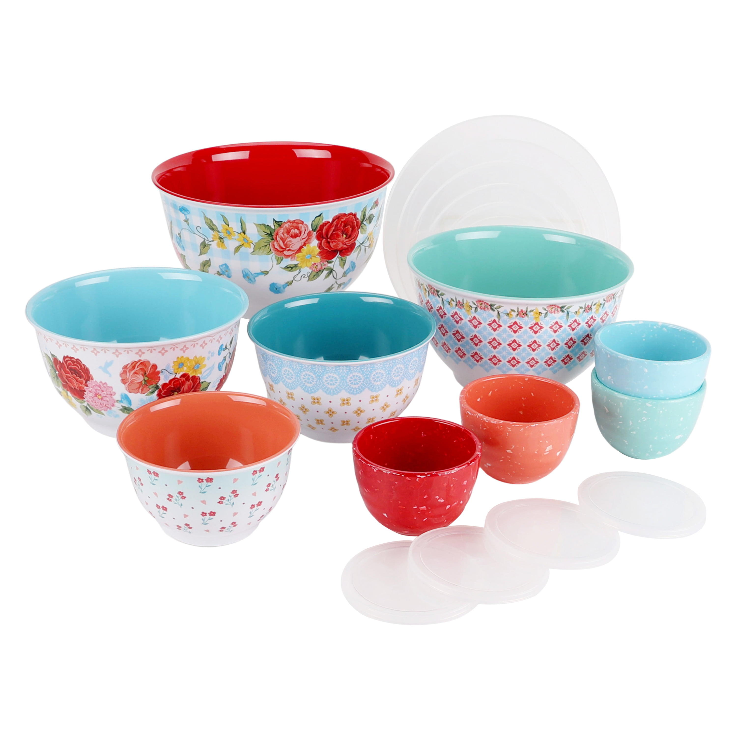The Pioneer Woman Silicone Kitchen Utensils & Mixing Bowl 14-Piece